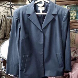 Blazer, lightly worn, size 14, navy